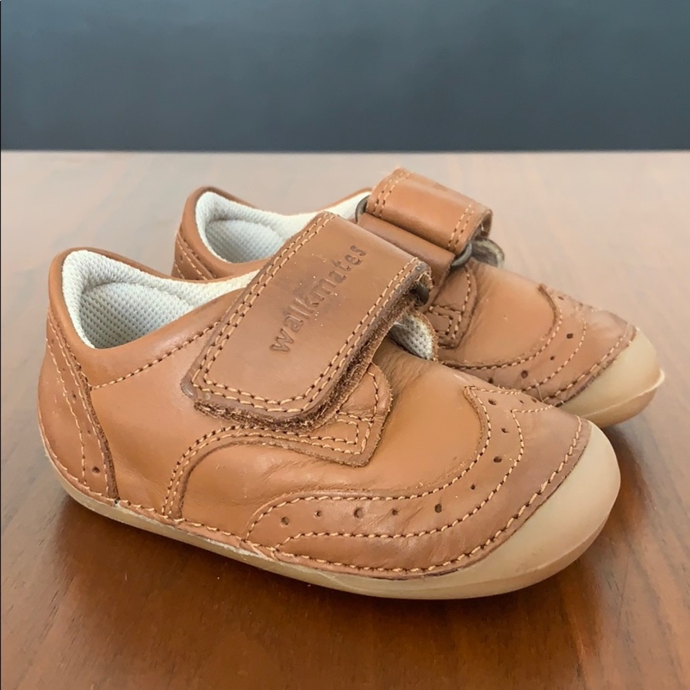Walkmates brown Leather Brogues Shoes, uk 2/US 2.5